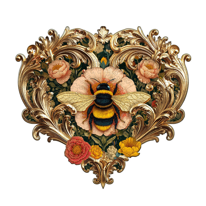 William Morris Bee Wooden Jigsaw Puzzle