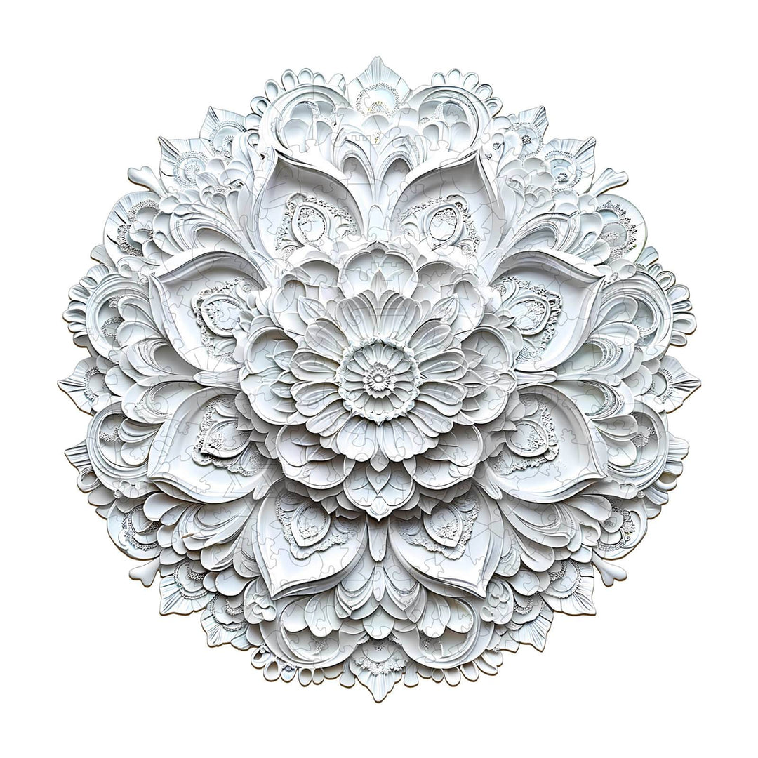 3D Paper Mandala-2 Wooden Jigsaw Puzzle - By Woodbests