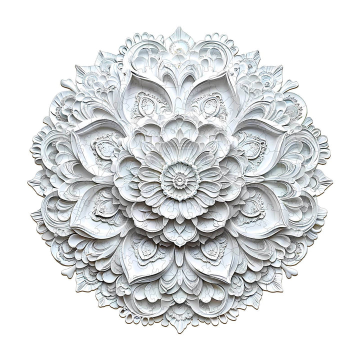 3D Paper Mandala-2 Wooden Jigsaw Puzzle - By Woodbests