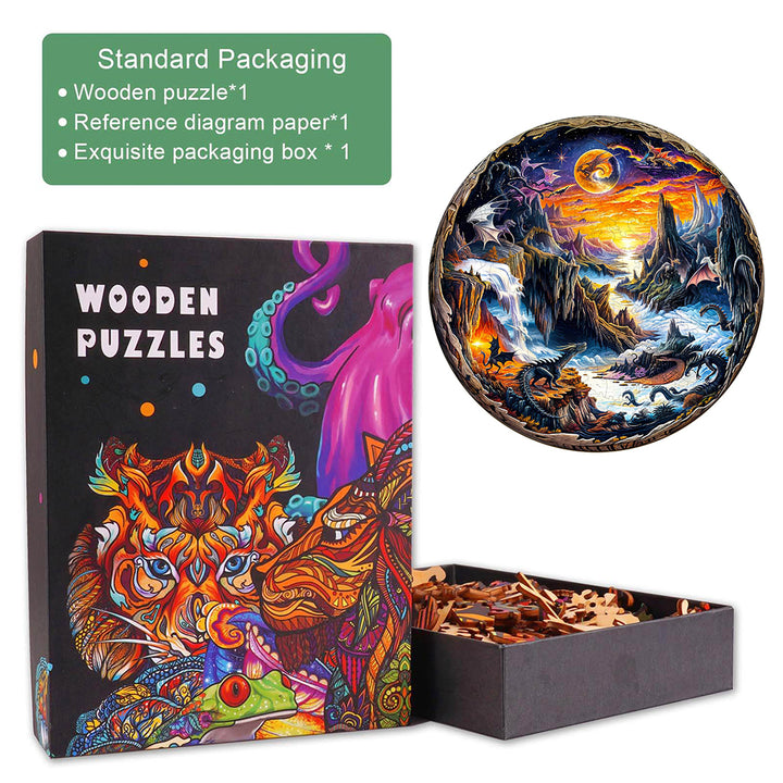 3D Fantasy World Wooden Jigsaw Puzzle