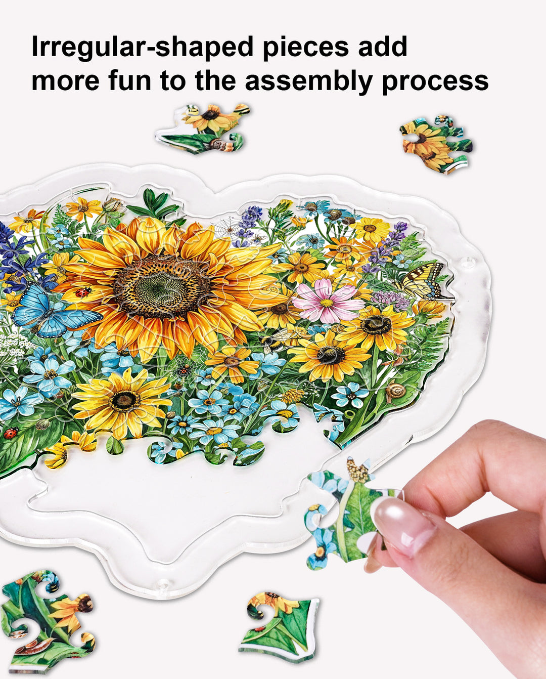 Acrylic Jigsaw Puzzle Suncatcher - The Heart's Wilderness