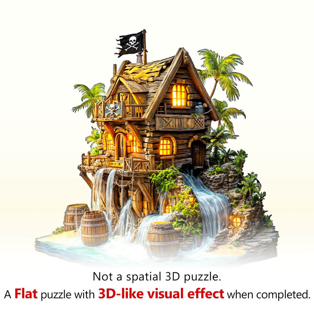 Pirate cabin-2 Wooden Jigsaw Puzzle