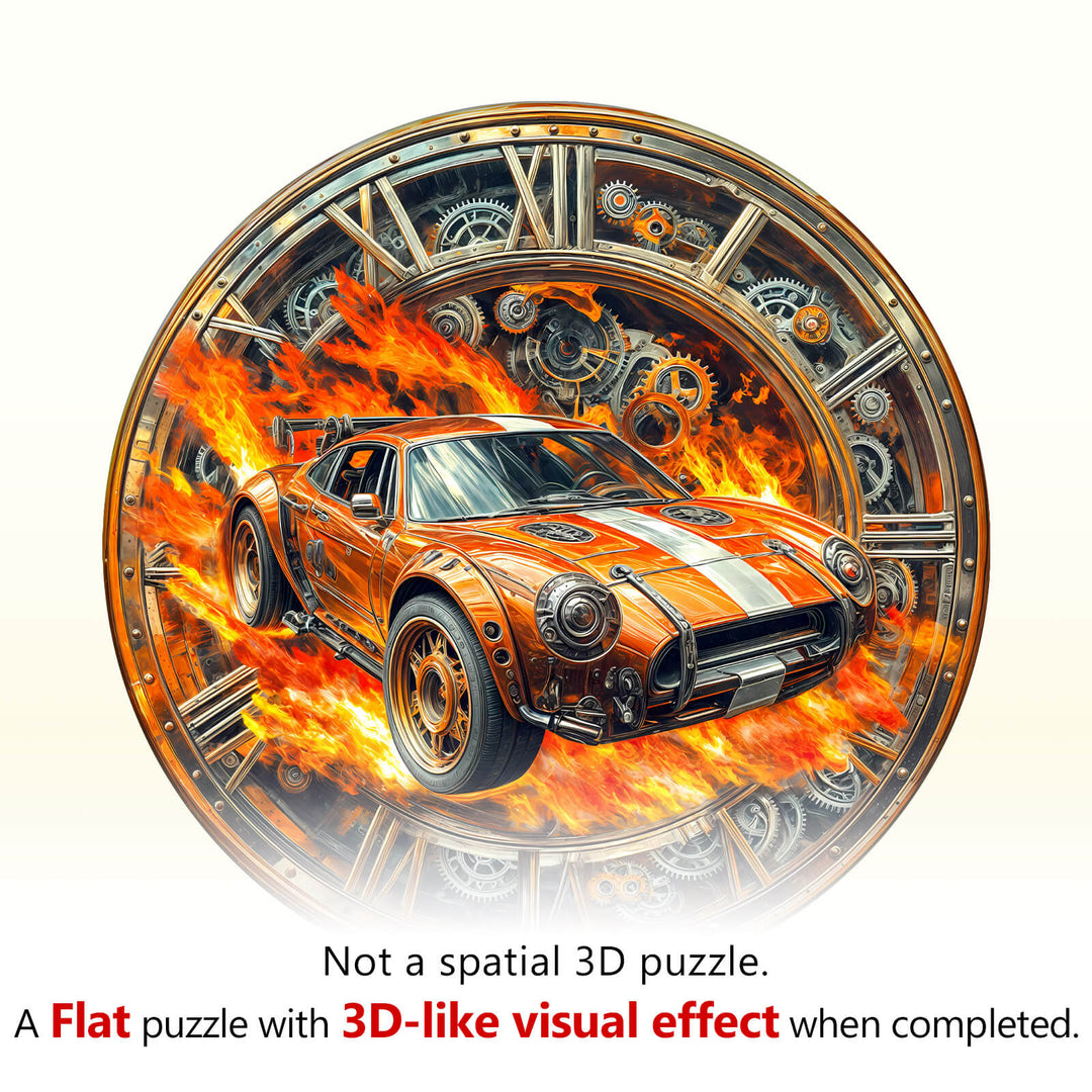 Blazing Speed Wooden Jigsaw Puzzle