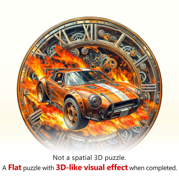 Blazing Speed Wooden Jigsaw Puzzle
