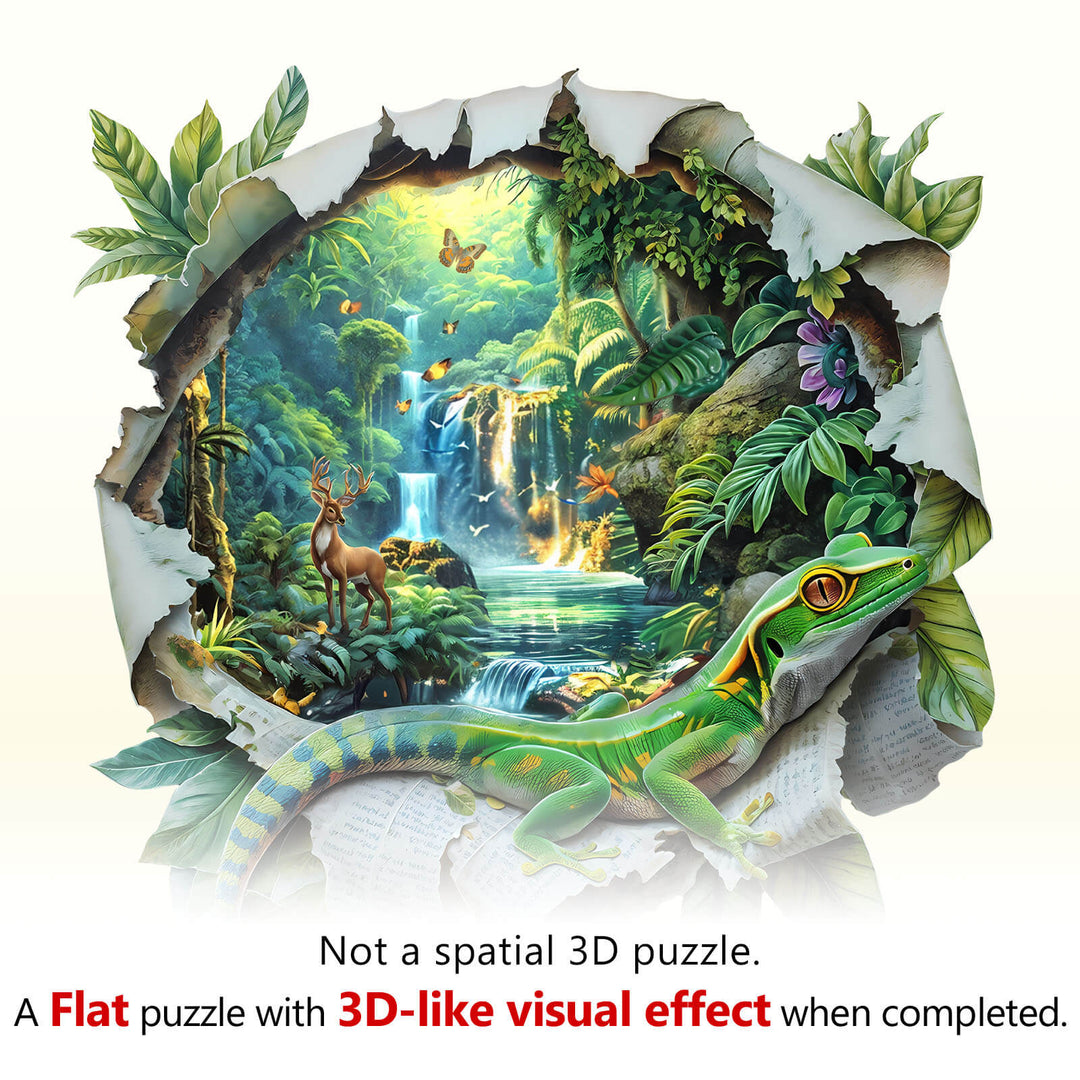 Paper World Wooden Jigsaw Puzzle