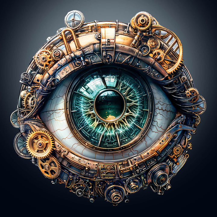 3D Mechanical eyes Wooden Jigsaw Puzzle