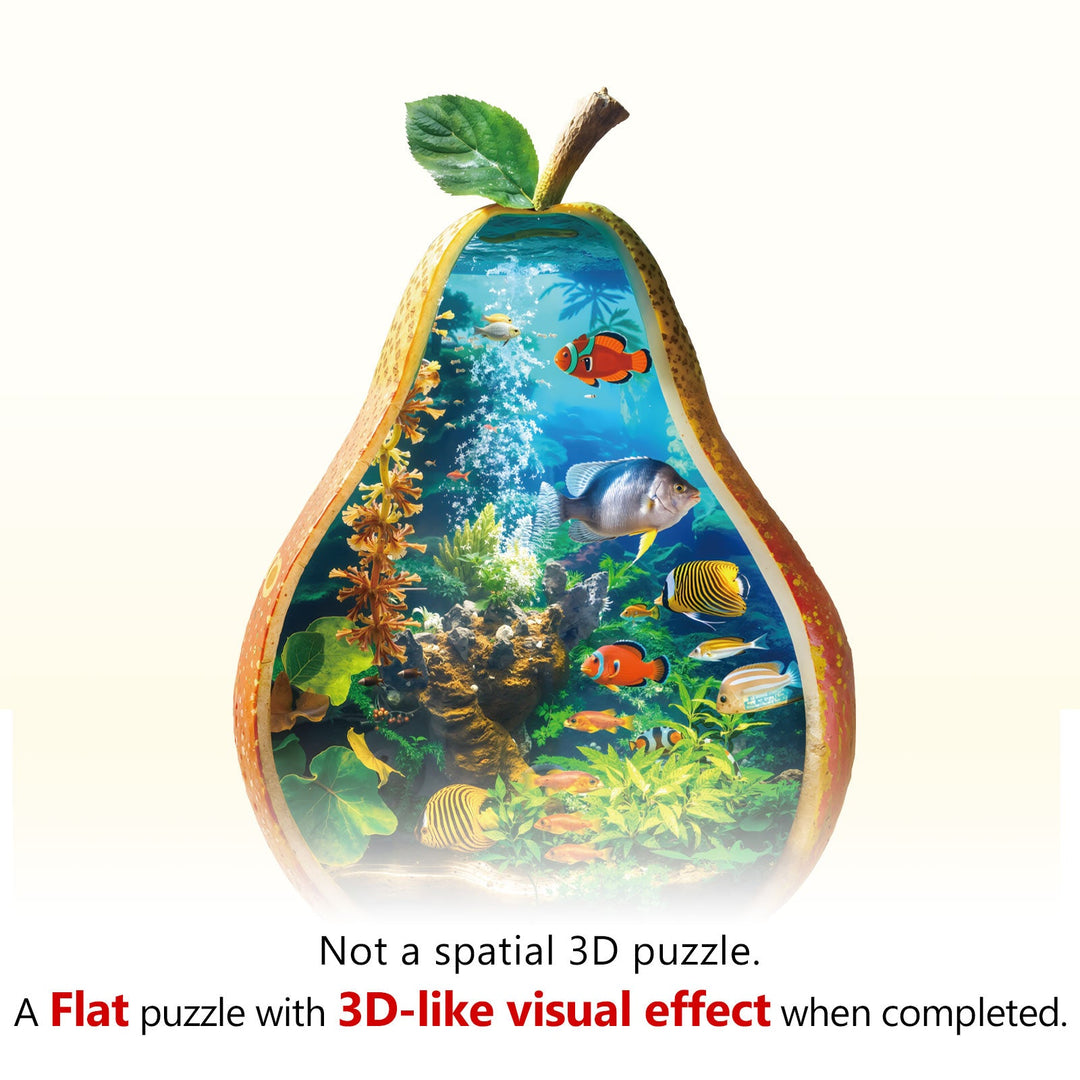 Ocean Inside Wooden Jigsaw Puzzle