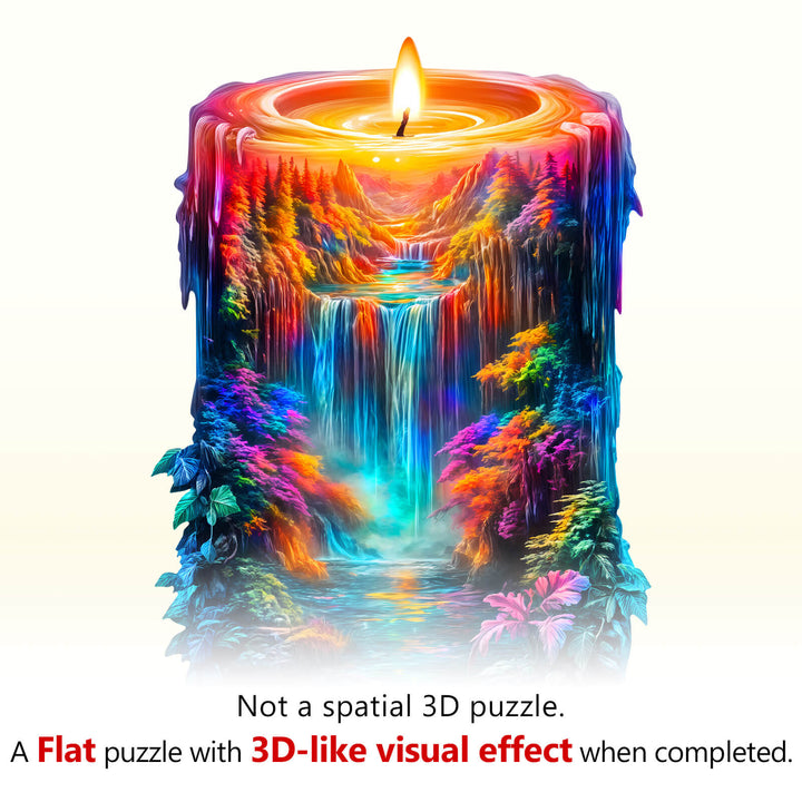 Enchanted Flame Wooden Jigsaw Puzzle