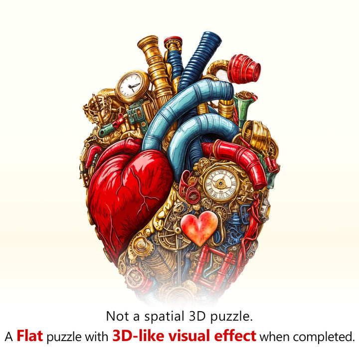 Mechanical Heart-2 Wooden Jigsaw Puzzle