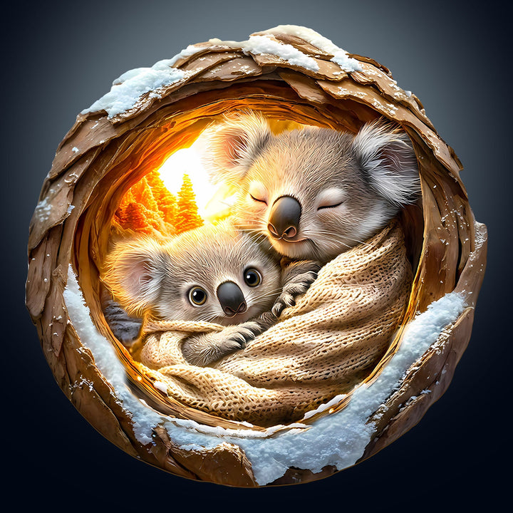 From Mom's arms Wooden Jigsaw Puzzle