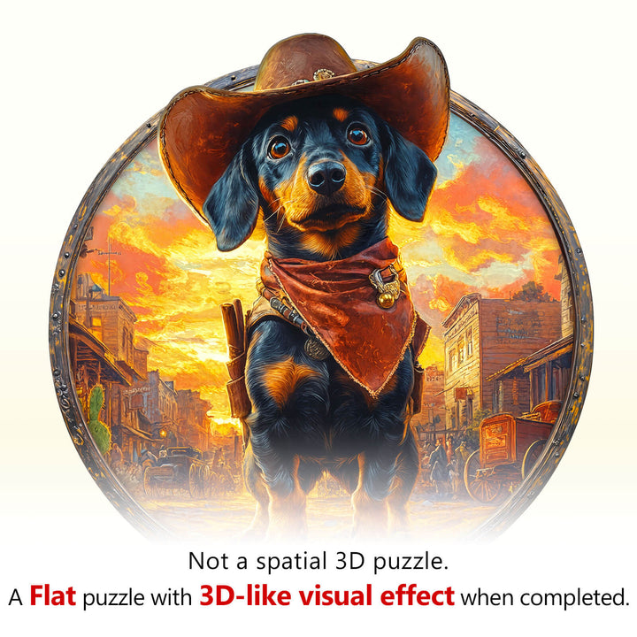 Guardian of the Town Wooden Jigsaw Puzzle