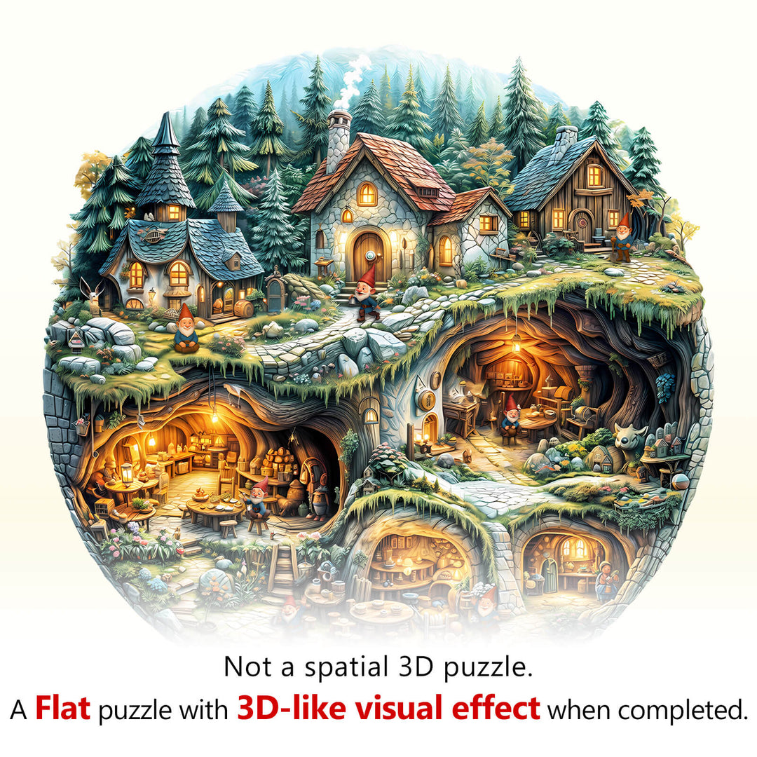 Goblin house Wooden Jigsaw Puzzle