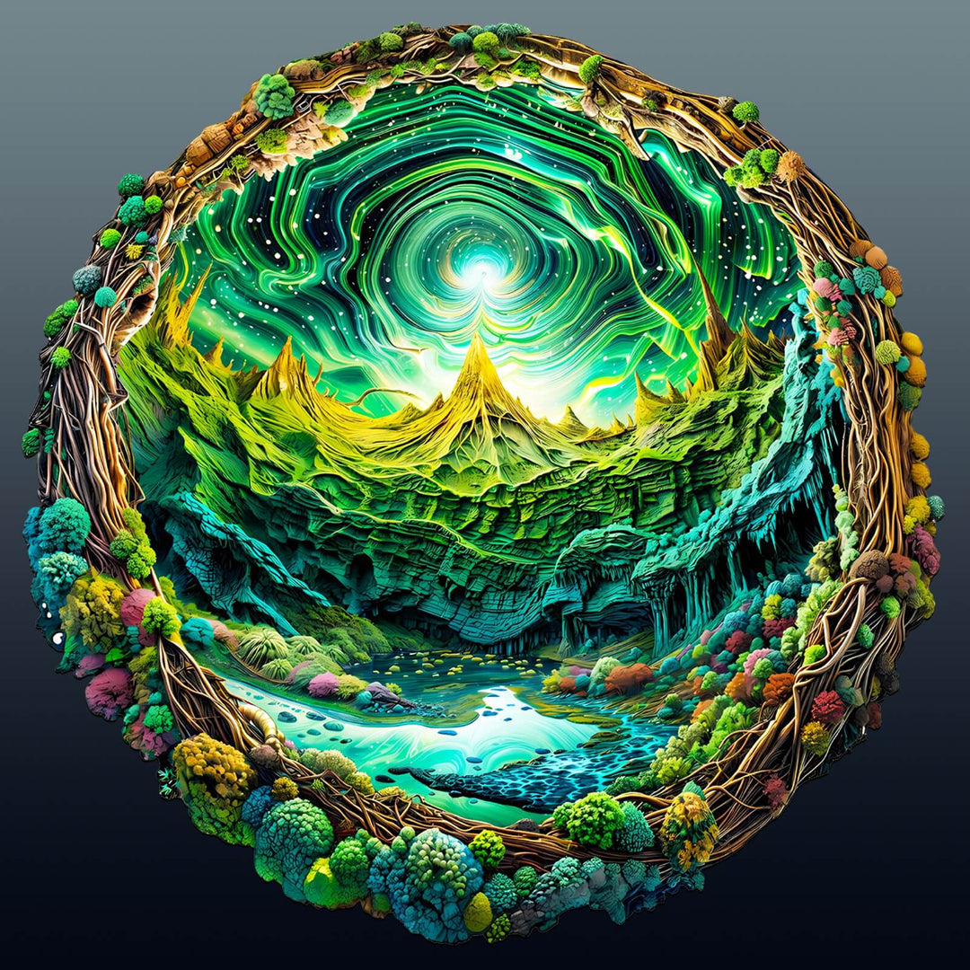 3D Aurora-2 Wooden Jigsaw Puzzle - By Woodbests