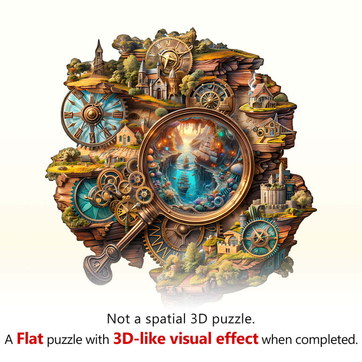Explorer's World-2 Wooden Jigsaw Puzzle