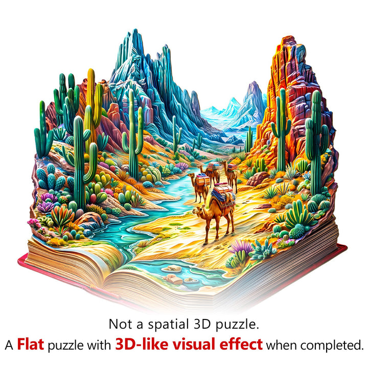 Vibrant Wilderness Wooden Jigsaw Puzzle