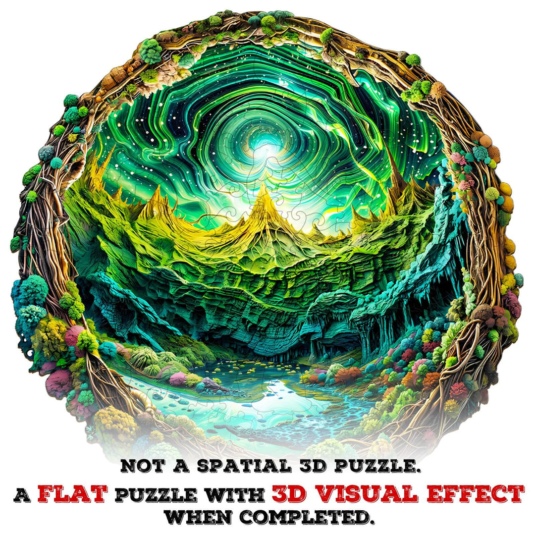 3D Aurora-2 Wooden Jigsaw Puzzle - By Woodbests