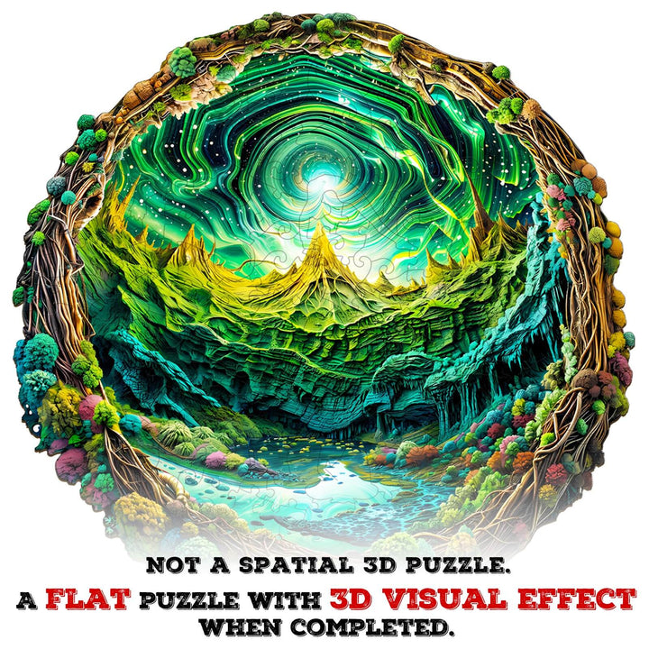 3D Aurora-2 Wooden Jigsaw Puzzle - By Woodbests