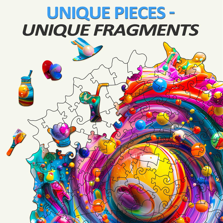 Color Rhapsody Wooden Jigsaw Puzzle - By Woodbests