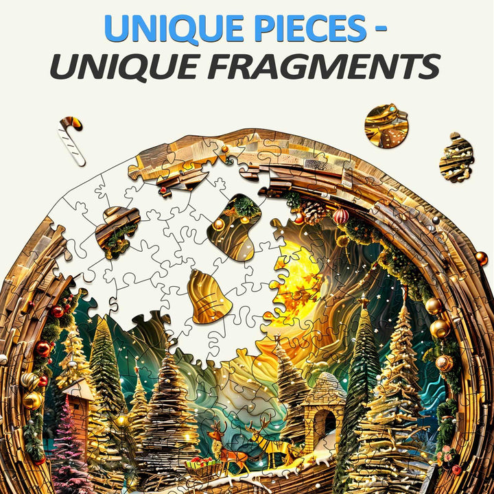 3D Christmas Eve-2 Wooden Jigsaw Puzzle - Woodbests
