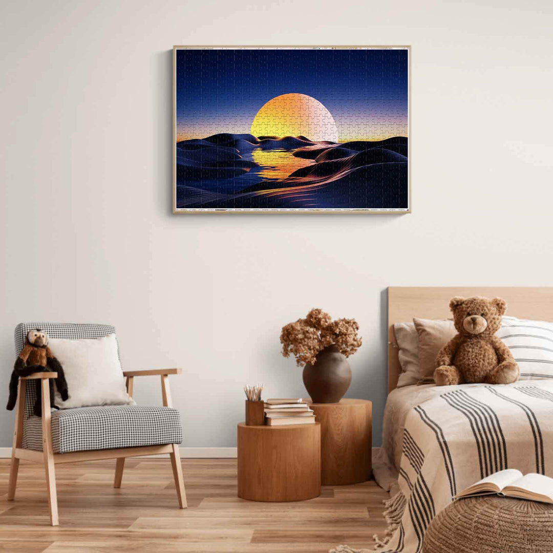 Sunset Desert 500 / 1000 Piece Puzzle - By Woodbests