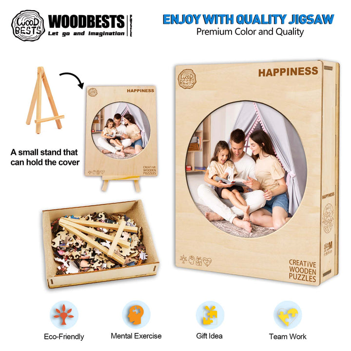 Personalized Photo Wooden Puzzle In Different Shapes and Themes - By Woodbests