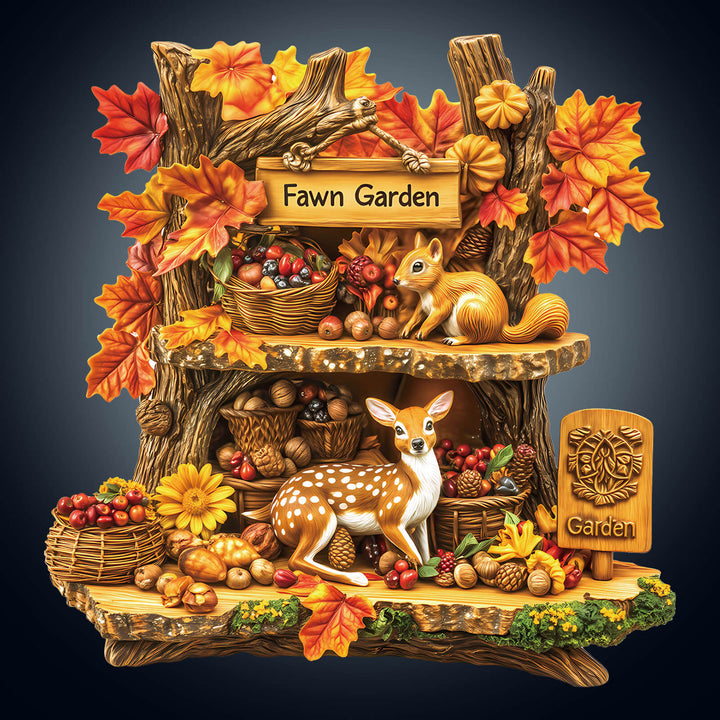 Fawn Garden Wooden Jigsaw Puzzle