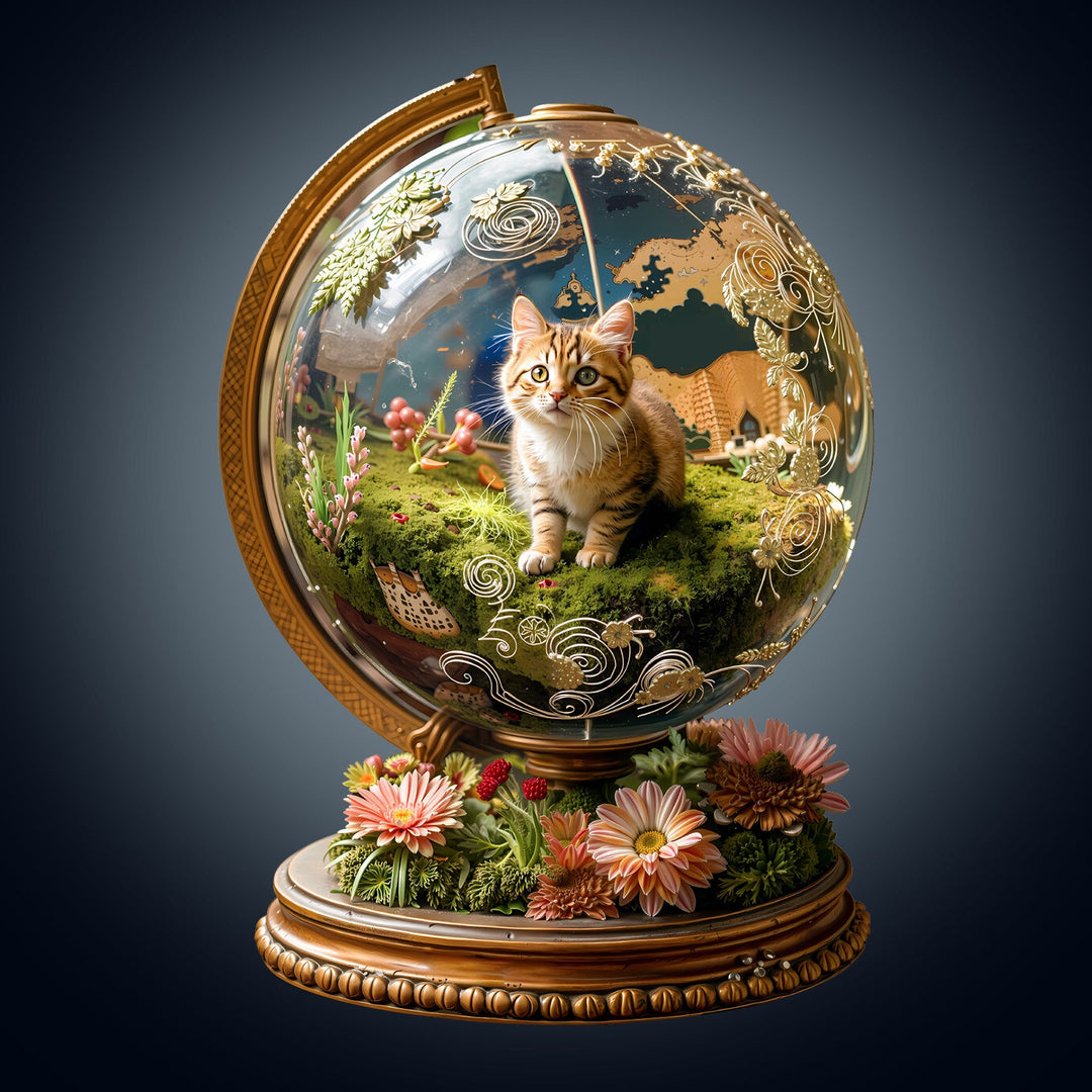 Cat's Planet Wooden Jigsaw Puzzle