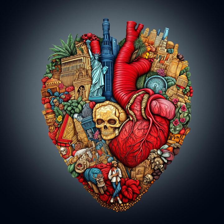 Heart of the City Wooden Jigsaw Puzzle