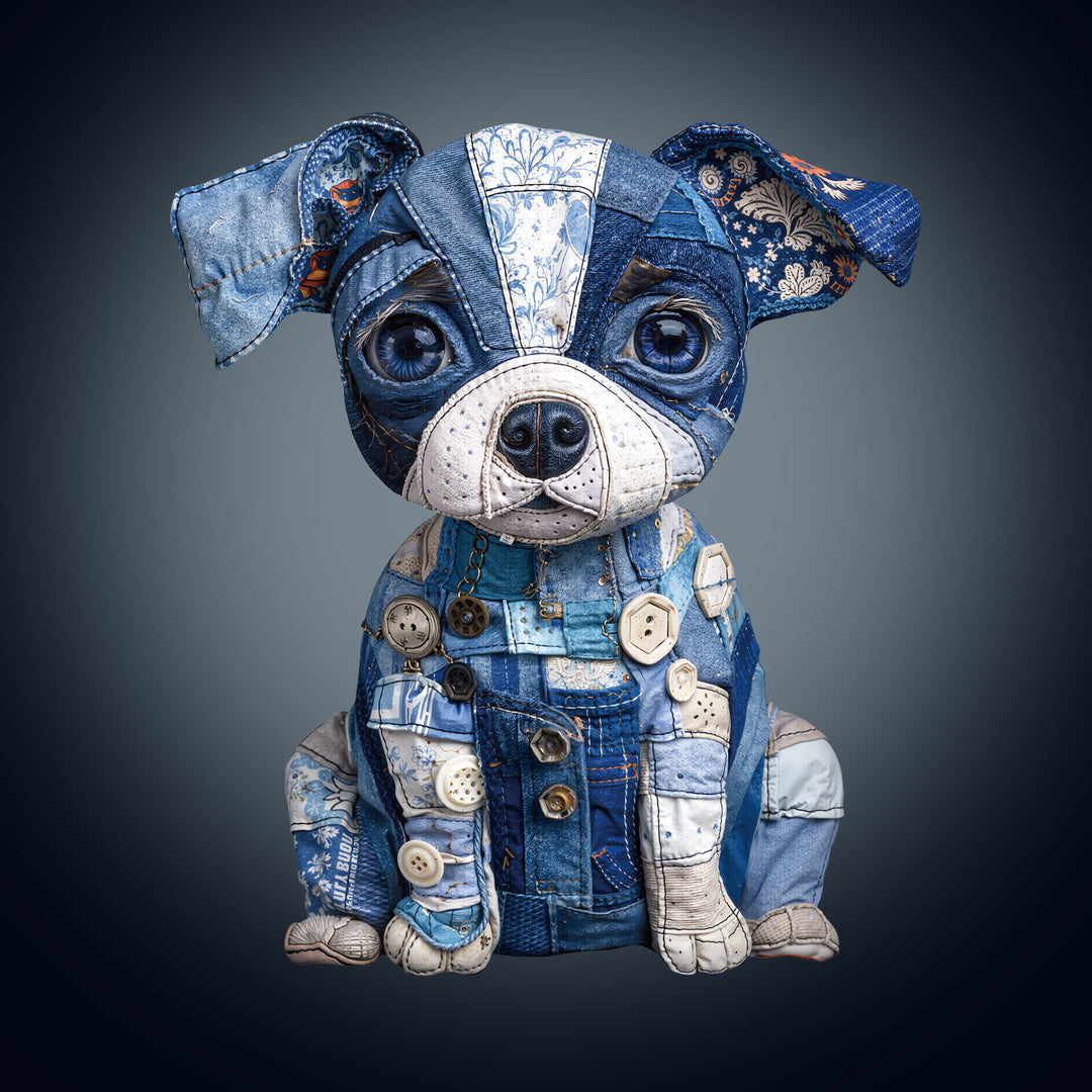 Cowboy Puppy Wooden Jigsaw Puzzle