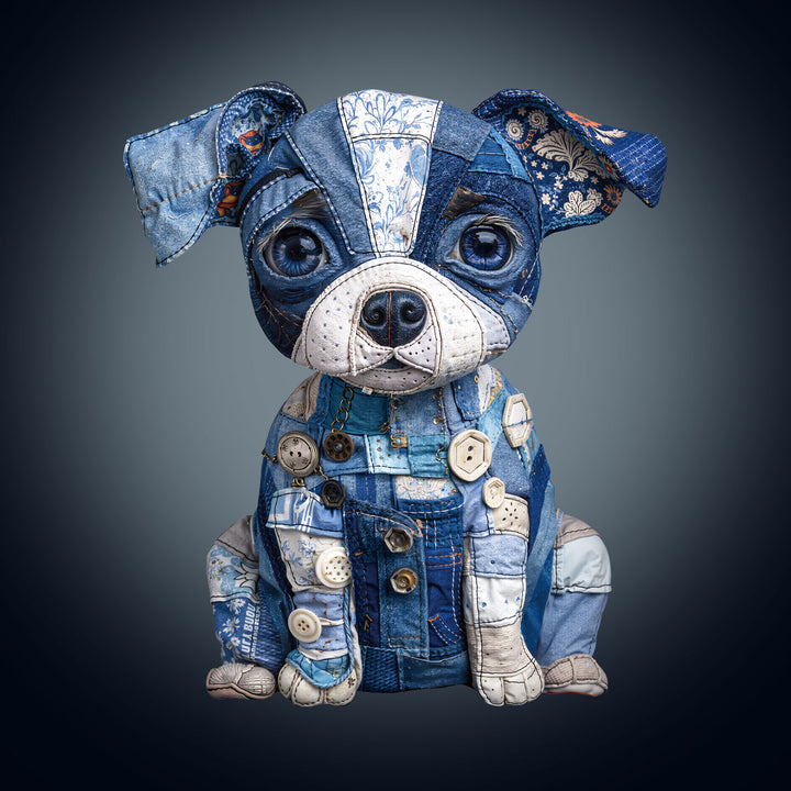 Cowboy Puppy Wooden Jigsaw Puzzle