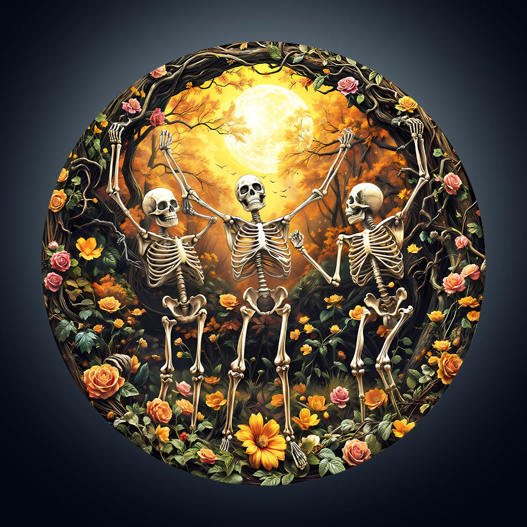 Skeleton Moon Glee Wooden Jigsaw Puzzle