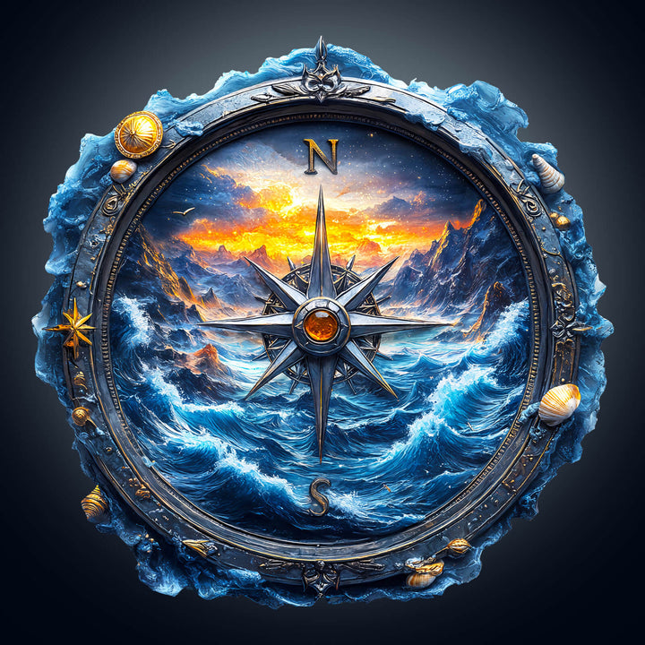 Compass Landscape Wooden Jigsaw Puzzle