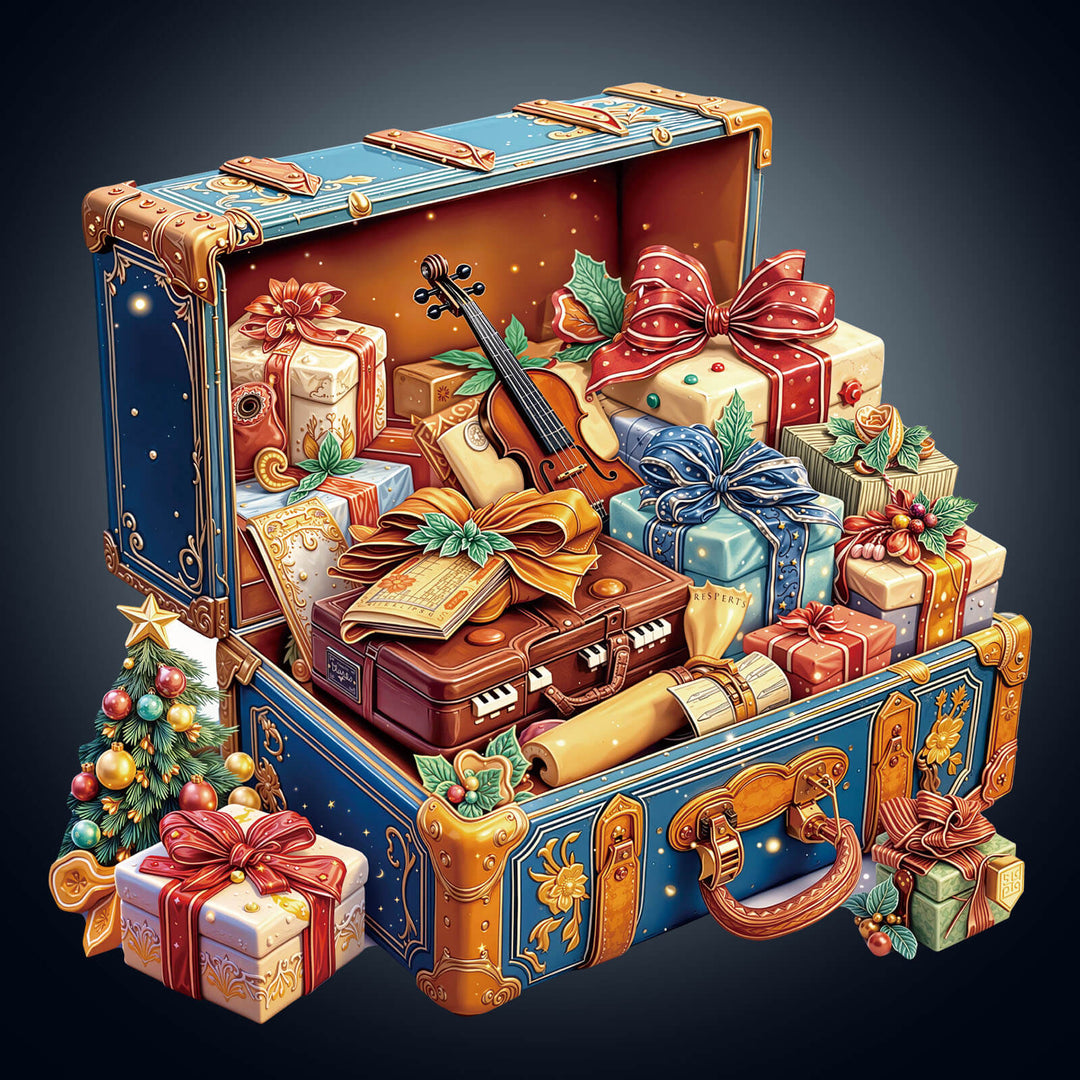 Music Gift Box Wooden Jigsaw Puzzle