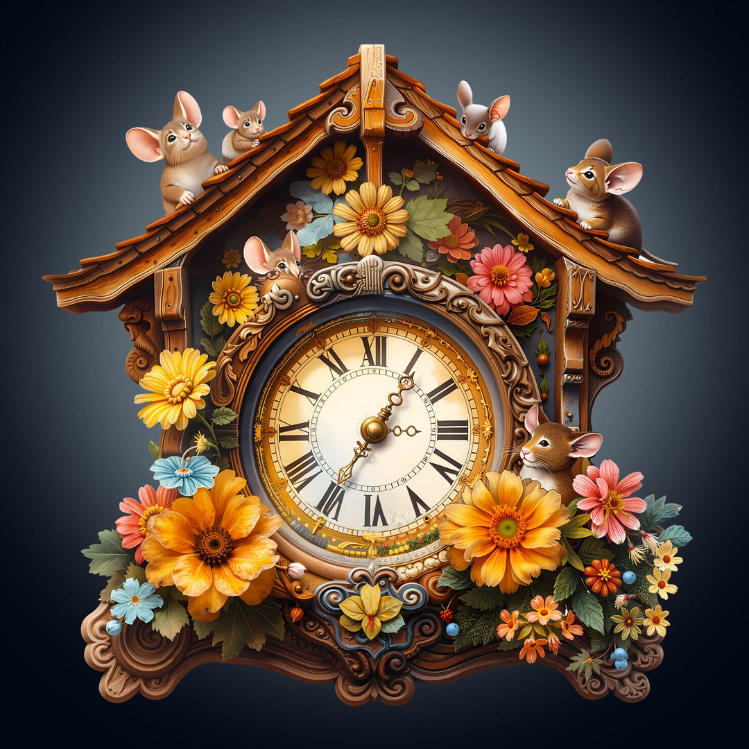 Nature's Clockwork Wooden Jigsaw Puzzle