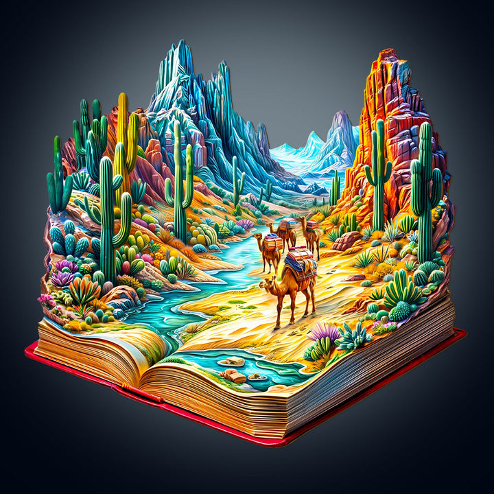 Vibrant Wilderness Wooden Jigsaw Puzzle
