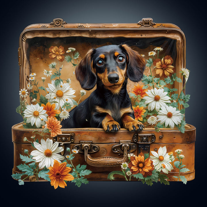 Puppy's Adventure Wooden Jigsaw Puzzle
