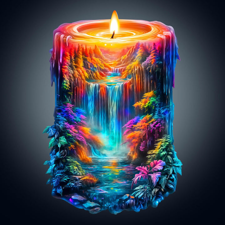 Enchanted Flame Wooden Jigsaw Puzzle