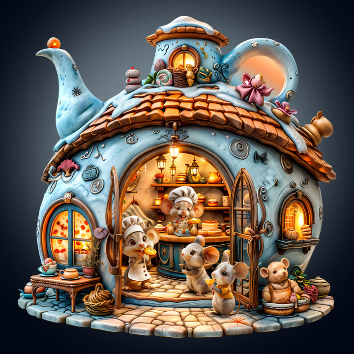 Mouse's Shop Wooden Jigsaw Puzzle