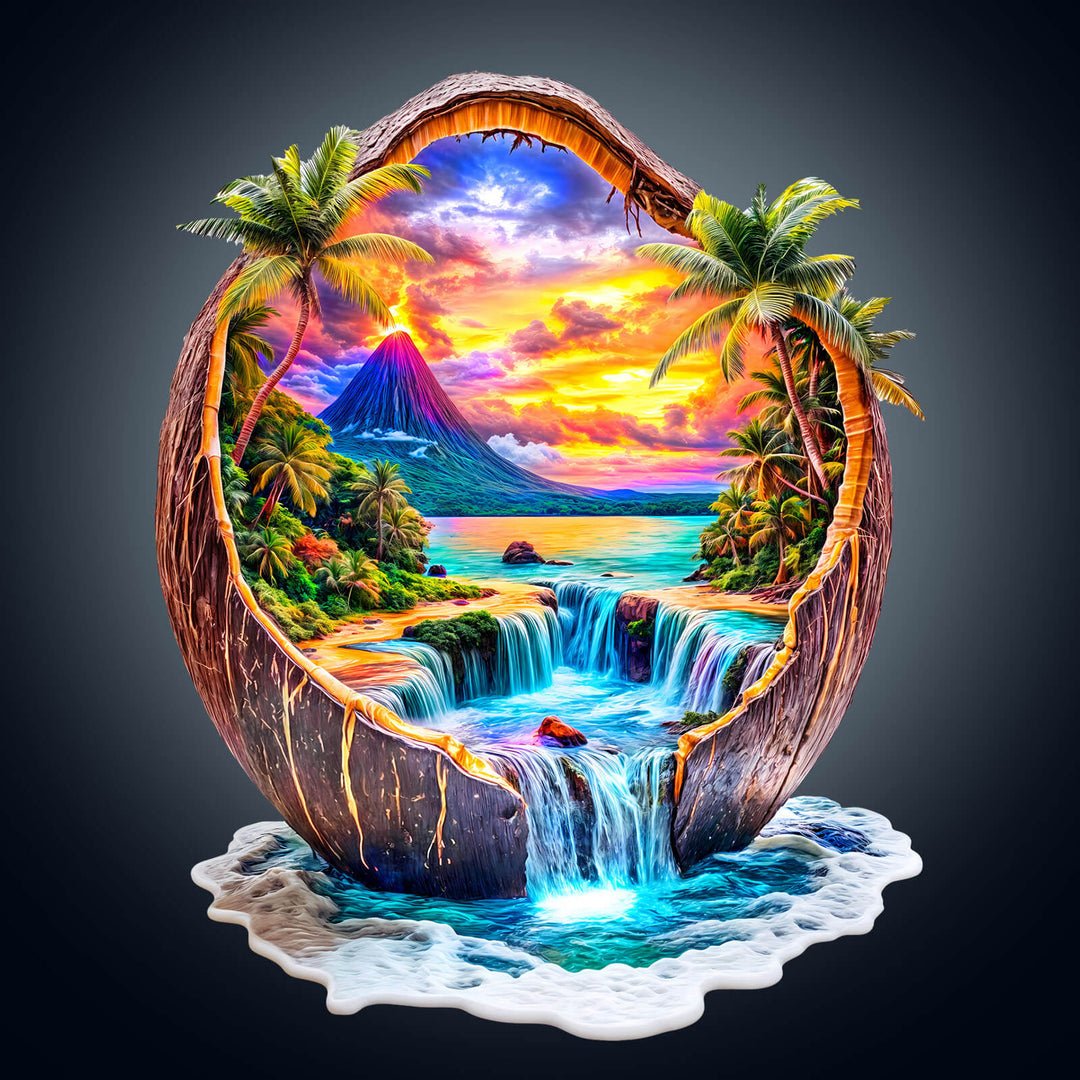 Coconut Dream Wooden Jigsaw Puzzle