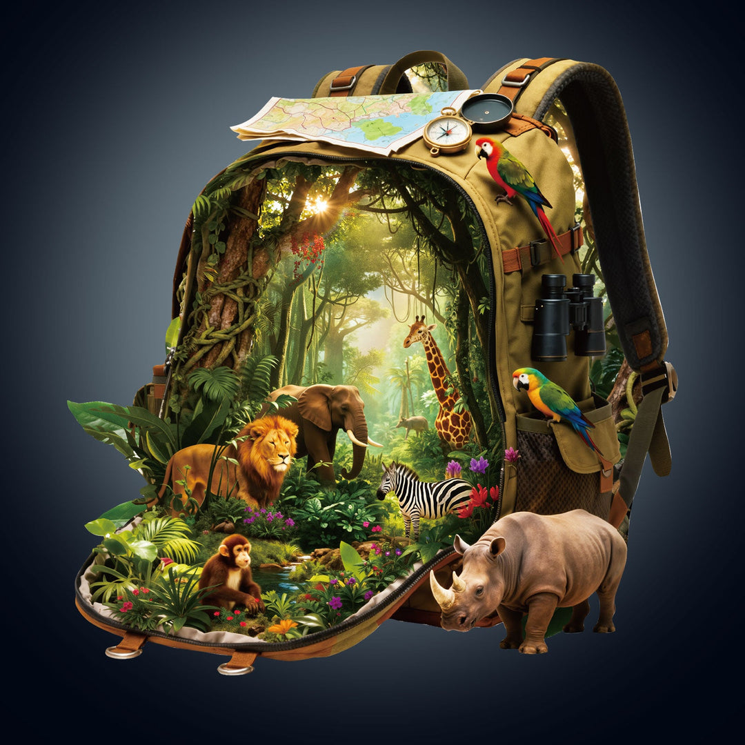 Rainforest Quest Wooden Jigsaw Puzzle