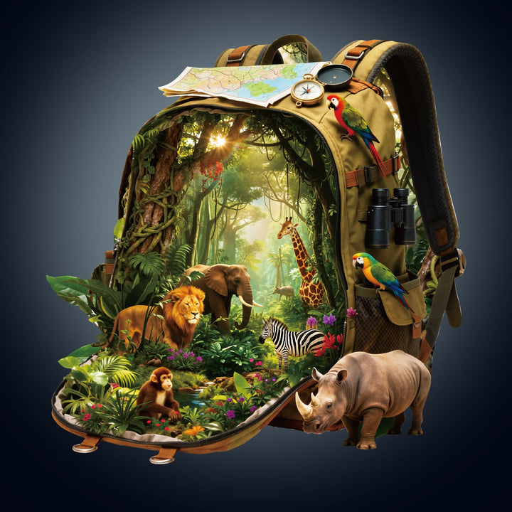 Rainforest Quest Wooden Jigsaw Puzzle