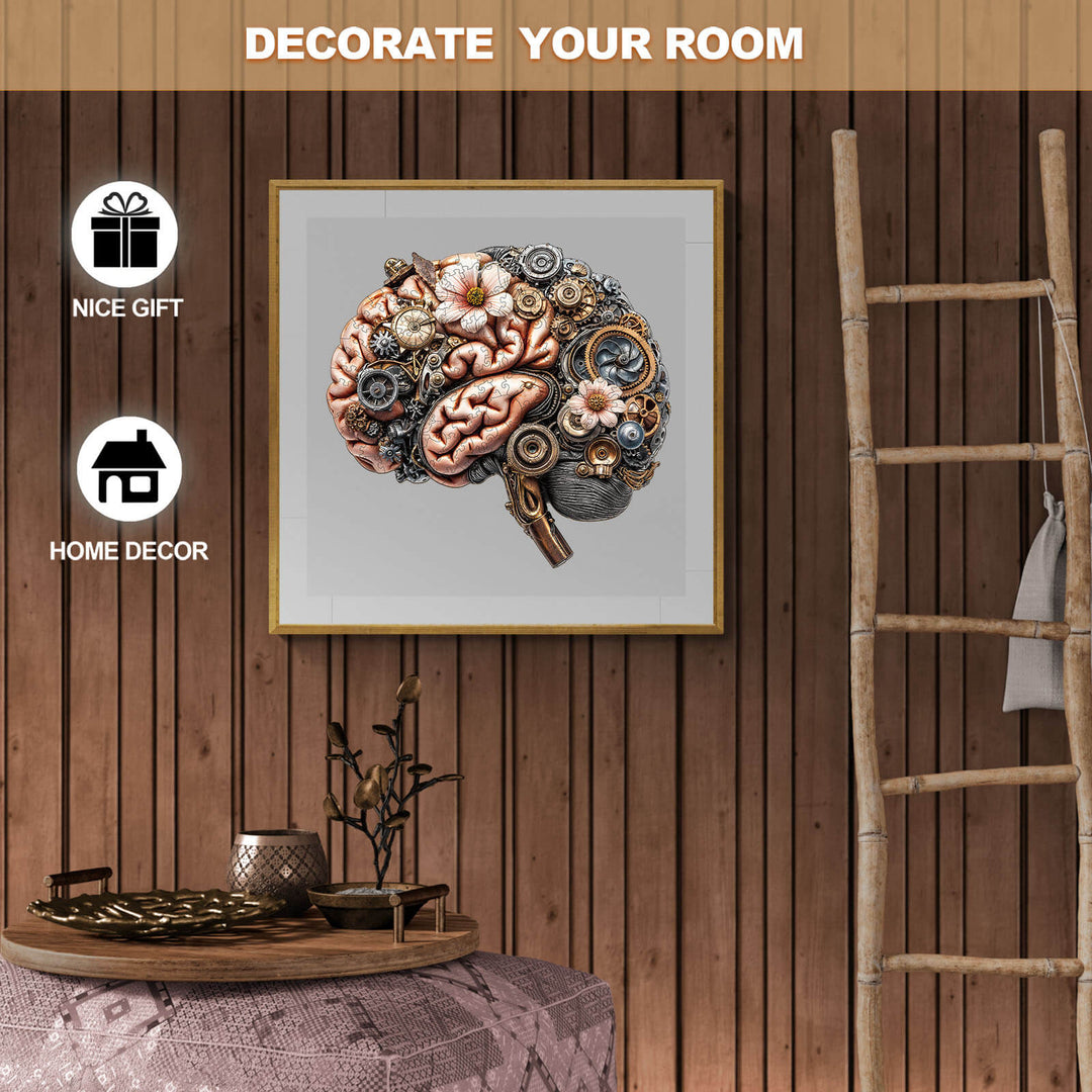 3D Mechanical Brainstem Wooden Jigsaw Puzzle