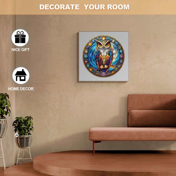 Cosmic Watcher Wooden Jigsaw Puzzle