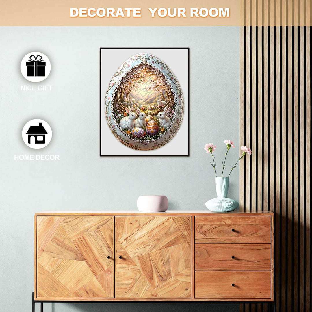 Wonderland Easter-6 Wooden Jigsaw Puzzle
