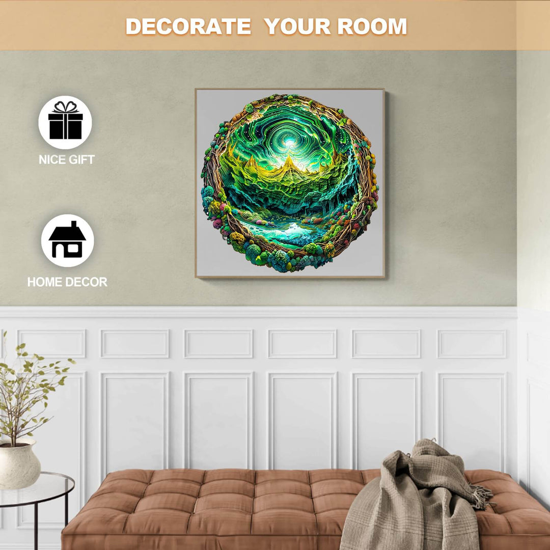 3D Aurora-2 Wooden Jigsaw Puzzle - By Woodbests