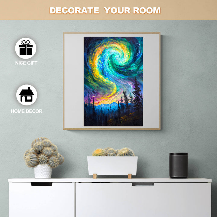 Night Aurora-1 Wooden Jigsaw Puzzle - Woodbests