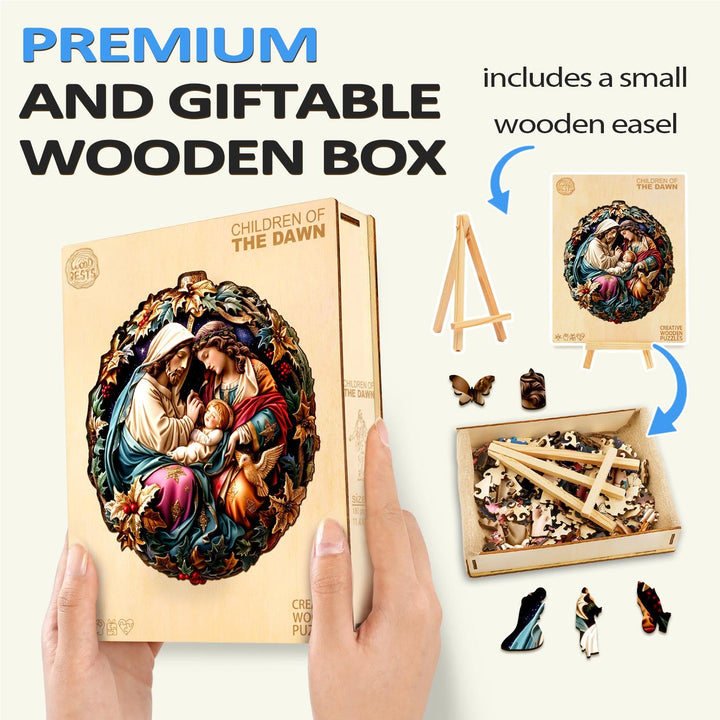 Children of The Dawn Wooden Jigsaw Puzzle - By Woodbests
