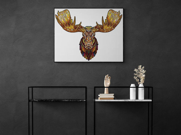 Majestic Moose Wooden Jigsaw Puzzle - Woodbests