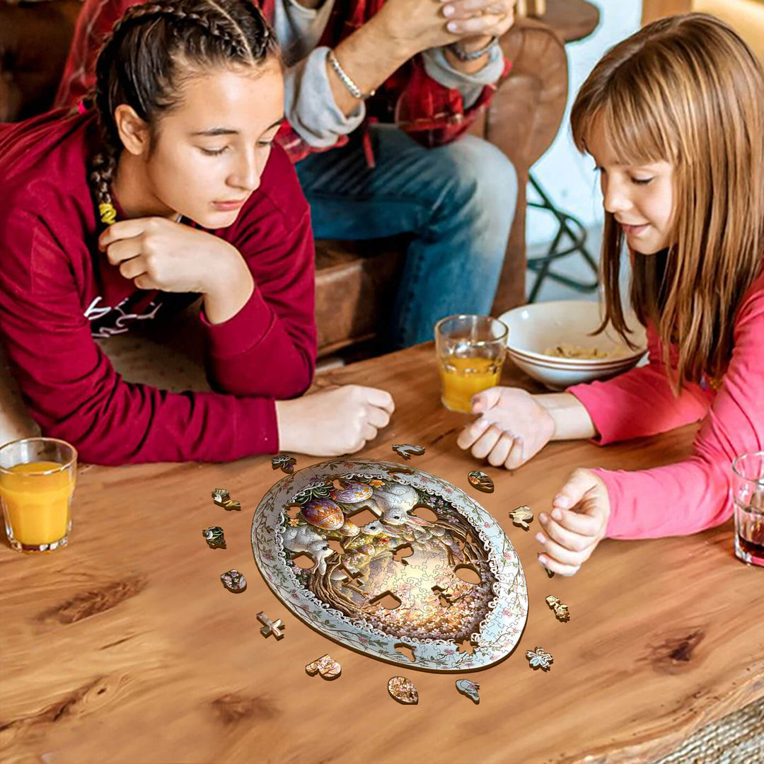 Wonderland Easter-6 Wooden Jigsaw Puzzle