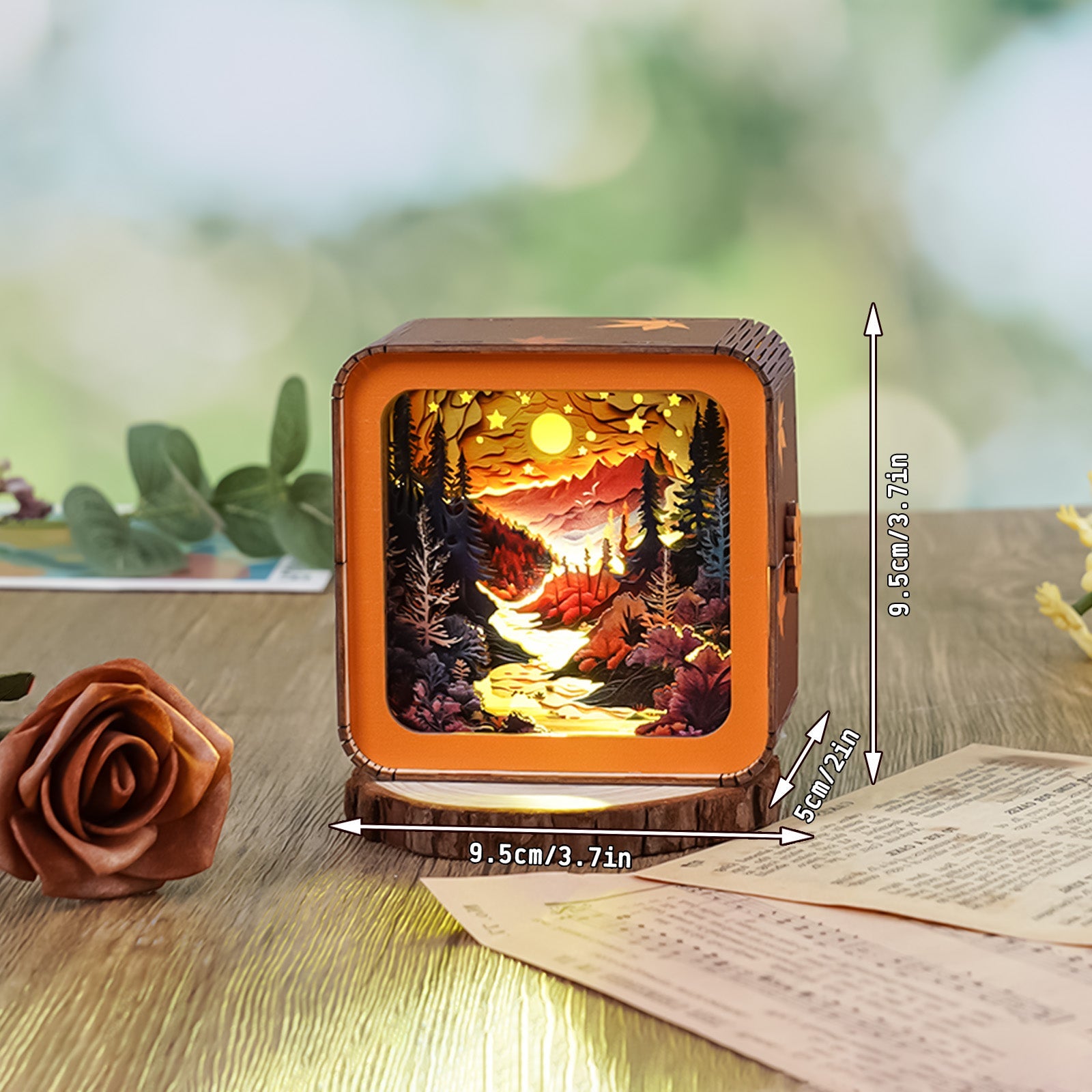 My Mind Still Talks To You Warm Christmas Eve Kit - 3D Wooden